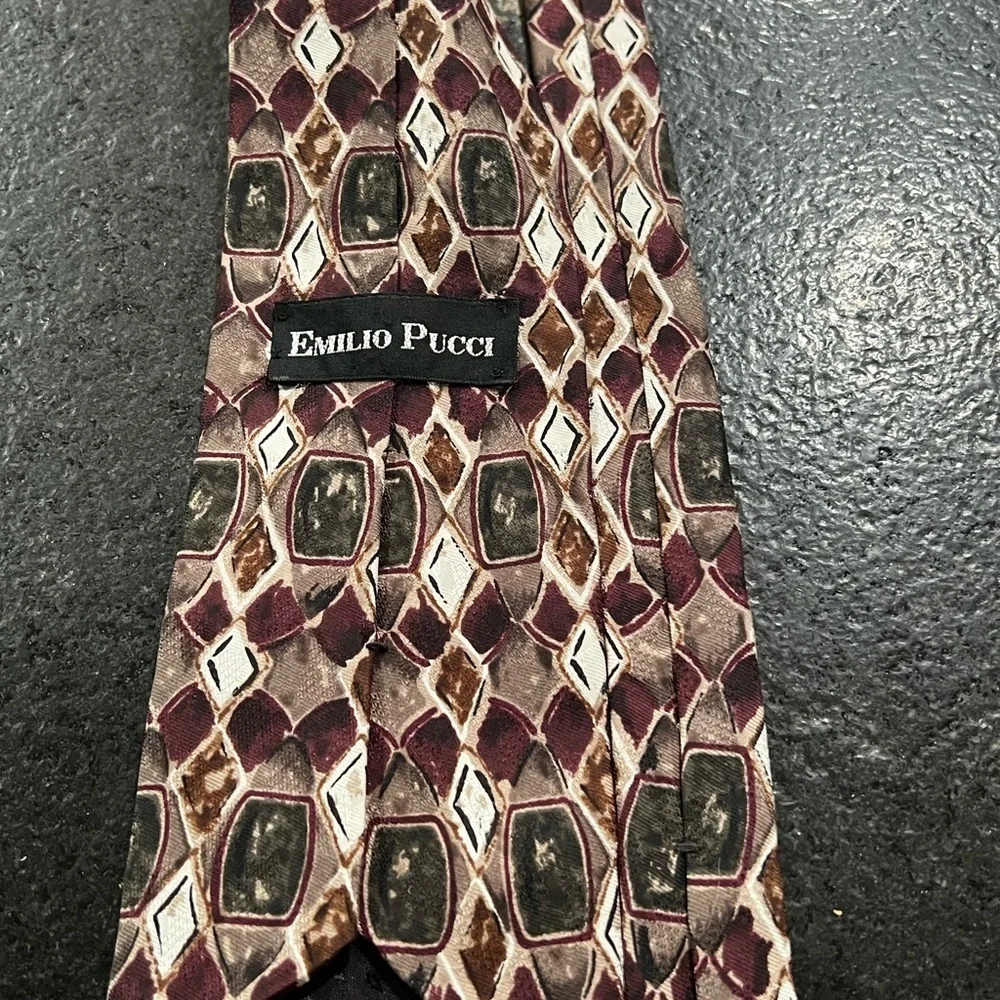 EMILIO PUCCI Silk Tie